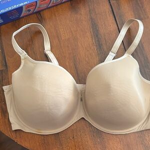 Curvy Couture Beige Bra